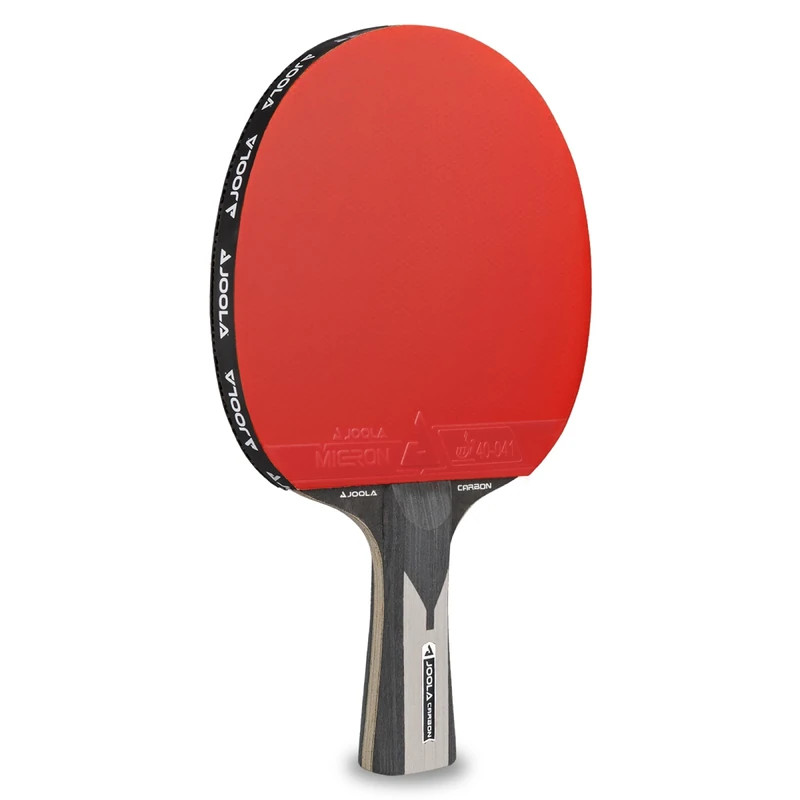 JOOLA Tischtennisschläger Carbon X Pro ITTF genehmigter Profi Wettkampf Tischtennis-Schläger 7 Sterne, 2 MM Schwammstärke, Schwarz/Grau