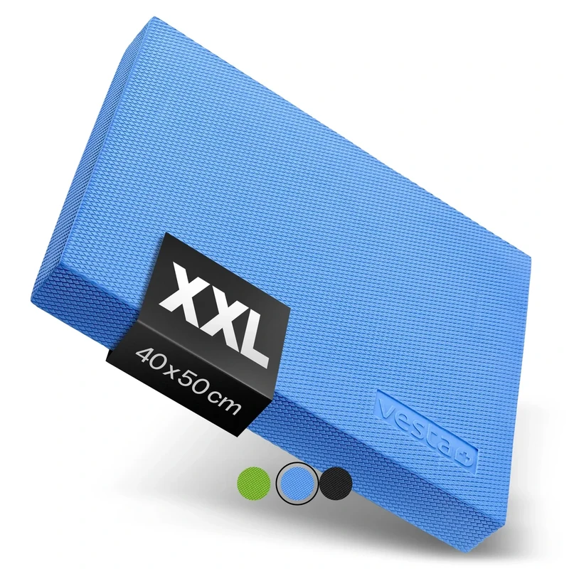 Vesta+ Balance Pad XXL + APP, Wackelpad und Gleichgewichtskissen - Balance Pad Physiotherapie für das Plus in Deinem Training, Balancepad, Gymnastik Kissen, Balance Matte