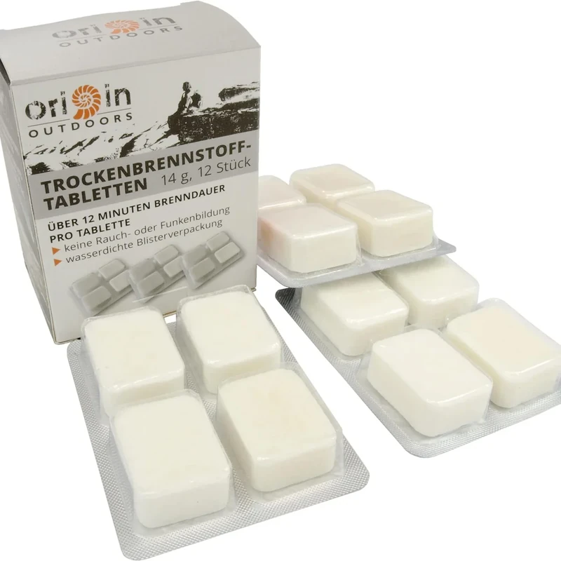 Origin Outdoors Trockenbrennstofftabletten-179630 Grau One Size