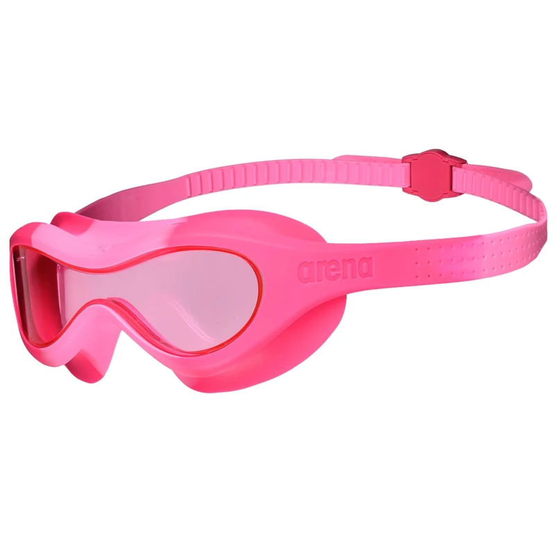 ARENA Spider Kids Mask Antibeschlag-Schwimmbrille für Kinder, Schwimmbrille mit Großen Gläsern, Mitteldunkle Gläser für jede Umgebung, UV-Schutz, Selbstanpassender Nasensteg, Eng Anliegend