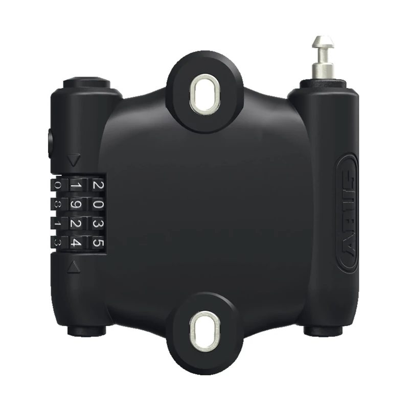 ABUS ausziehbares Kabelschloss - SportFlex 2504 - Fahrradschloss zur Befestigung unter dem Flaschenhalter - Zahlenschloss - leicht, flexibel, platzsparend - Kabellänge 90 cm