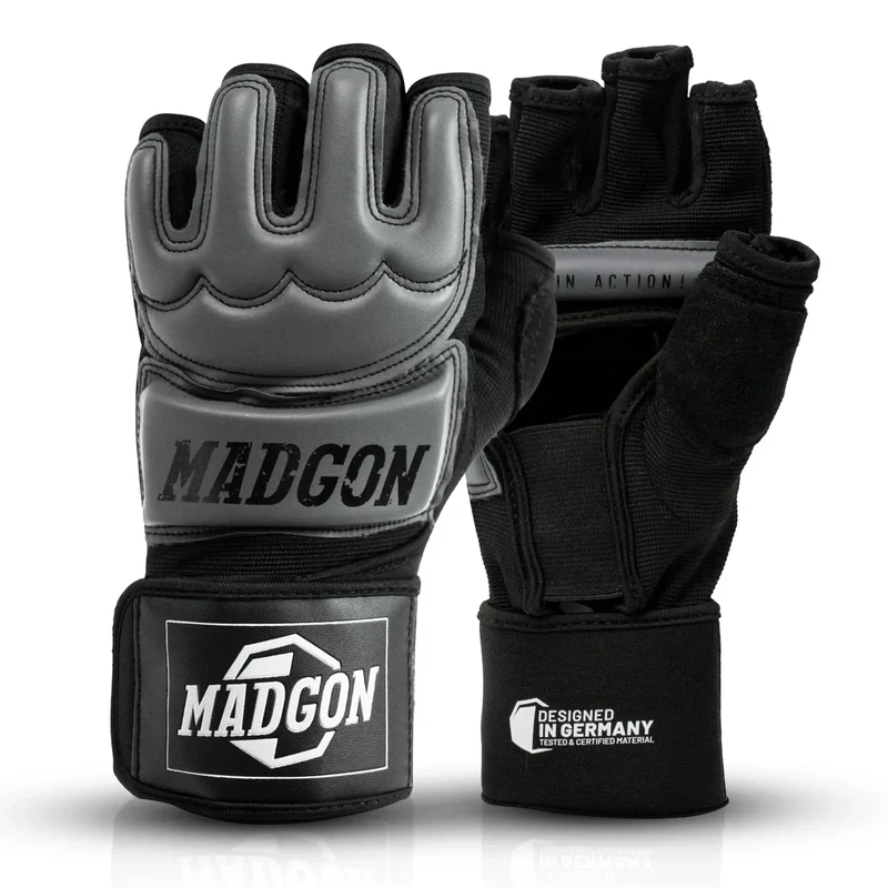 MADGON MMA Handschuhe Profi - professionelle Qualität - hochwertige Konstruktion - Boxen, Training, Sandsack, Boxsack, Freefight, Grappling, Kampfsport - Boxhandschuhe