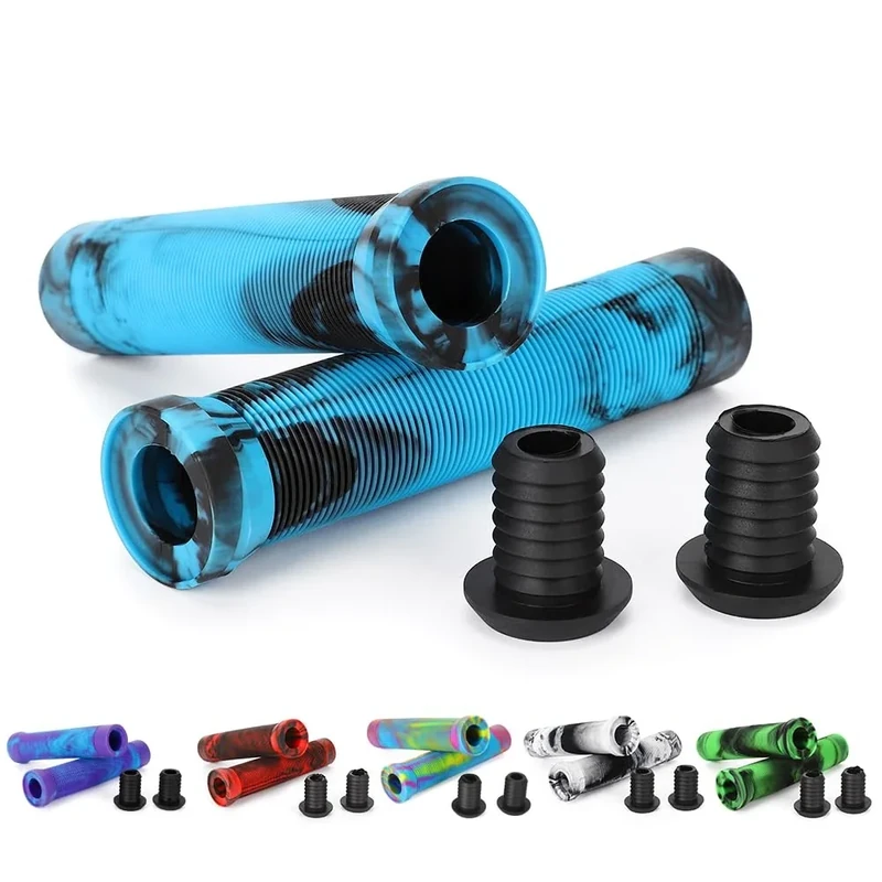 Scooter Griffe - 145mm Stunt Scooter Fahrrad Griffe Grips Lenkergriffe - Mixed Color Lenker Griffe für Stunt Scooter BMX MTB Bike