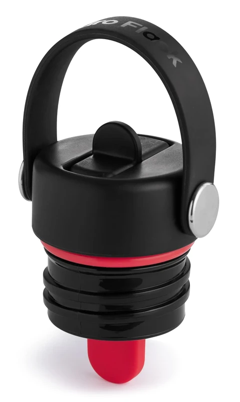 HYDRO FLASK - Strohdeckel für die Standard-Öffnung - Auslaufsicherer - Deckel mit Wabenisolierung - Spülmaschinenfest - Black