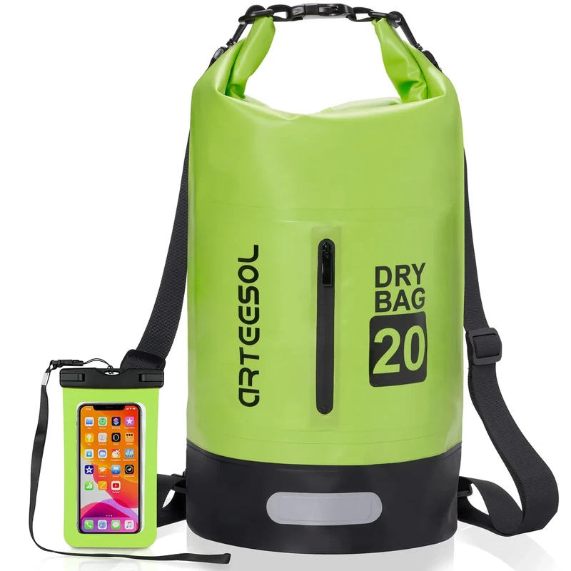 Blackace arteesol Dry Bag wasserdichte Tasche 5L/10L/20L/30L Wasserfester Beutel Packsack mit Langen Doppeltem Verstellbarer Schulterriemen für Schwimmen Bootfahren Kajak Wassensport Treiben