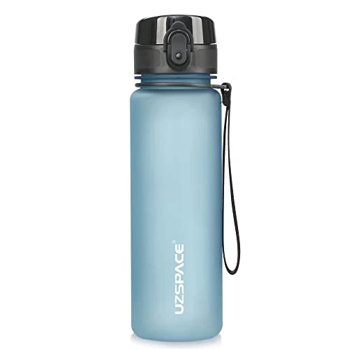 UZSPACE Trinkflasche 500ml/800ml/1l/1.5l, Sport Trinkflasche Kinder Auslaufsicher, Tritan & BPA-frei Wasserflasche für fahrrad, fitness,Outdoor