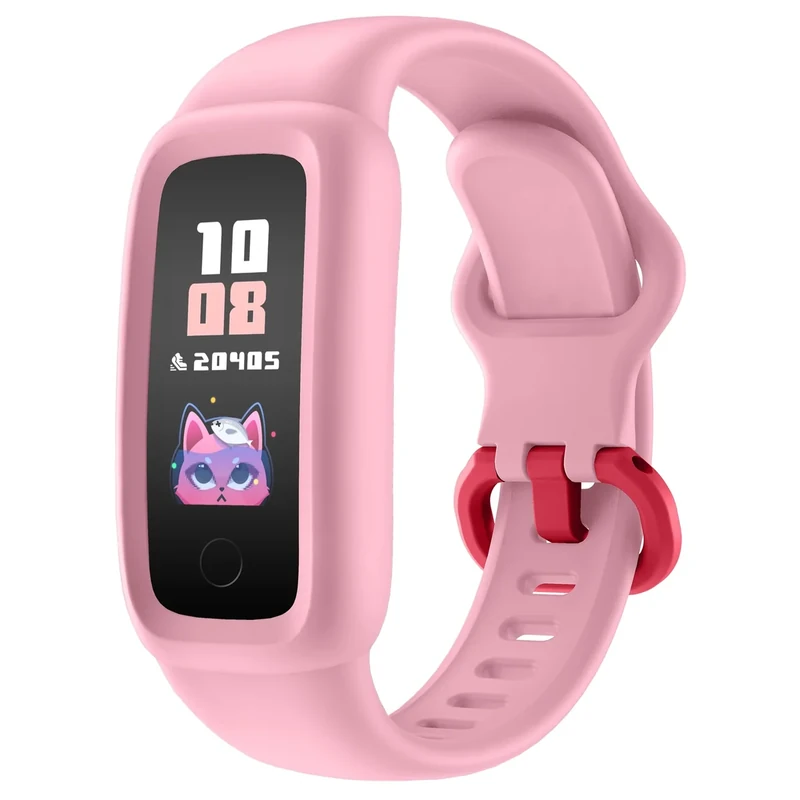 BIGGERFIVE Vigor 2 Fitness Tracker Uhr für Kinder, Fitnessuhr mit Schrittzähler, Pulsuhr, Aktivitätstracker, Kalorienzähler und Schlafmonitor, IP68 Wasserdicht Kinderuhr für Mädchen Junge ab 5-12