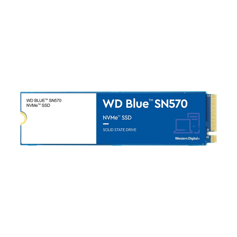 WD BLUE SN570 500GB M.2 2280 PCIe Gen3 NVMe up to 3500 MB/s read speed Festkörper-Laufwerk