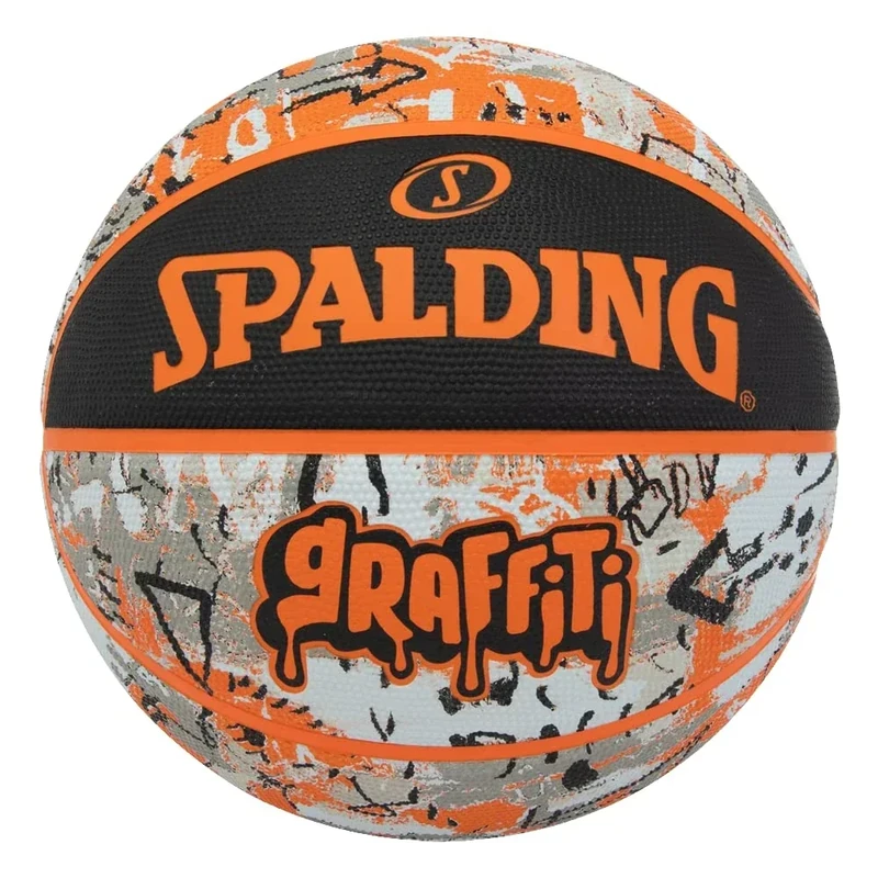 United Sports 84519Z Unisex – Erwachsene Spalding Graffiti Sz5 Ball, Orange, 5