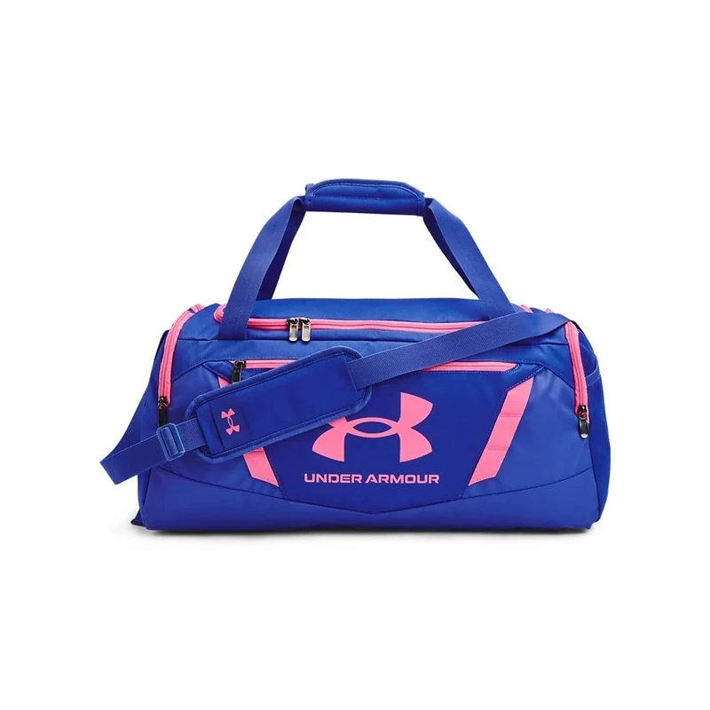Under Armour Undeniable 5.0 Duffle, (486) Versa Blue/Pink Punk/White, S, Undeniable 5.0 Duffle