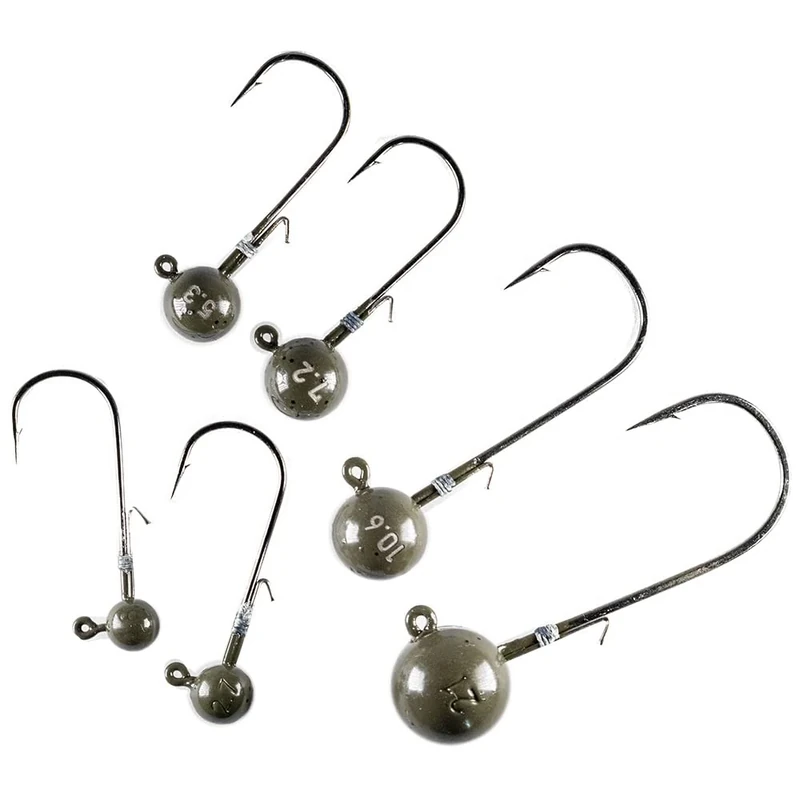 Tungsten Jigköpfe, LMAB bleifreie Jig-Haken Set, für Gummifische & Gummiköder, zum Angeln auf Barsch, Zander & Hecht, alle Größen und Gewichte (Hakengröße 3/0, 21,0 Gramm)