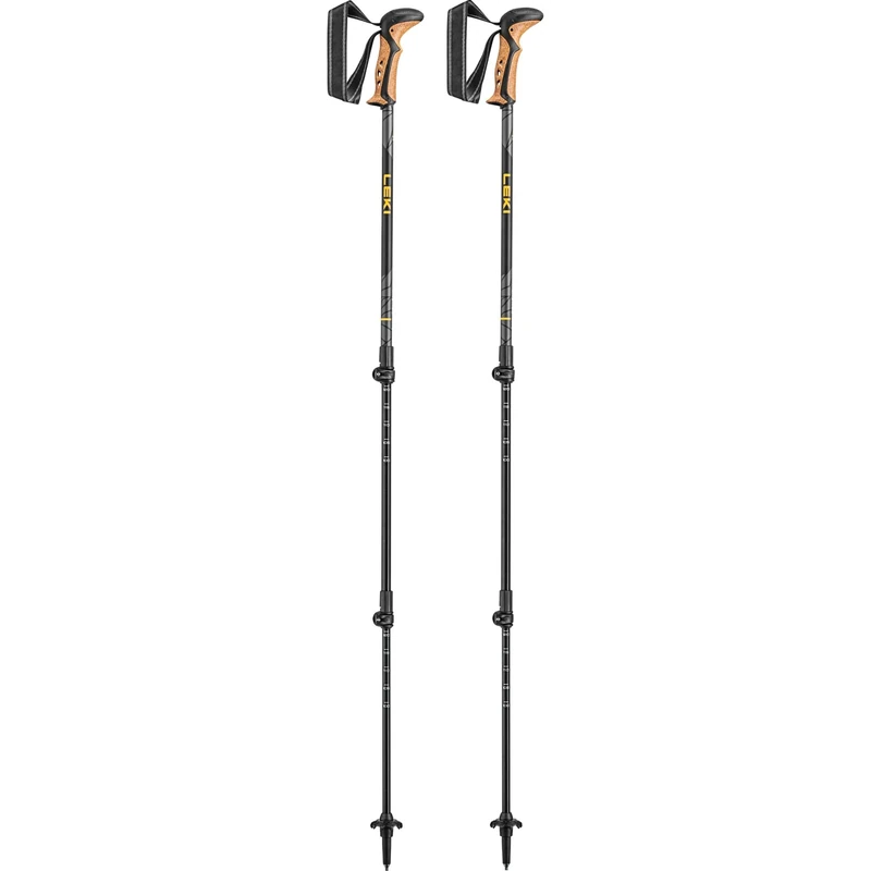LEKI Wanderstöcke Khumbu Lite – Ausziehbare Trekkingstöcke aus Aluminium (100 ‑ 135 cm), Verstellsystem Speed Lock Plus & Trekking Teller