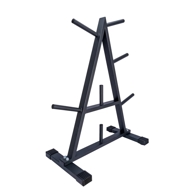 Ultrasport Hantelscheibenständer, Hantelbaum mit 7 Stangen für Hantelscheiben, bis 200 kg belastbarer Multiständer für Gewichtsscheiben, Hantelbaum aus stabilem Stahl, Schwarz