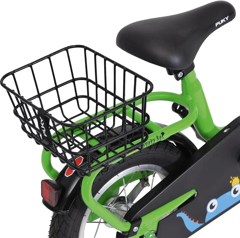 Puky Chaos Container M | Robuster Gepäckträgerkorb für Kinderfahrrad | Passend für Z2 Steel 12 Steel Classic 12 YOUKE 12 | Kinderfahrrad Zubehör | Einfach zu montieren | schwarz