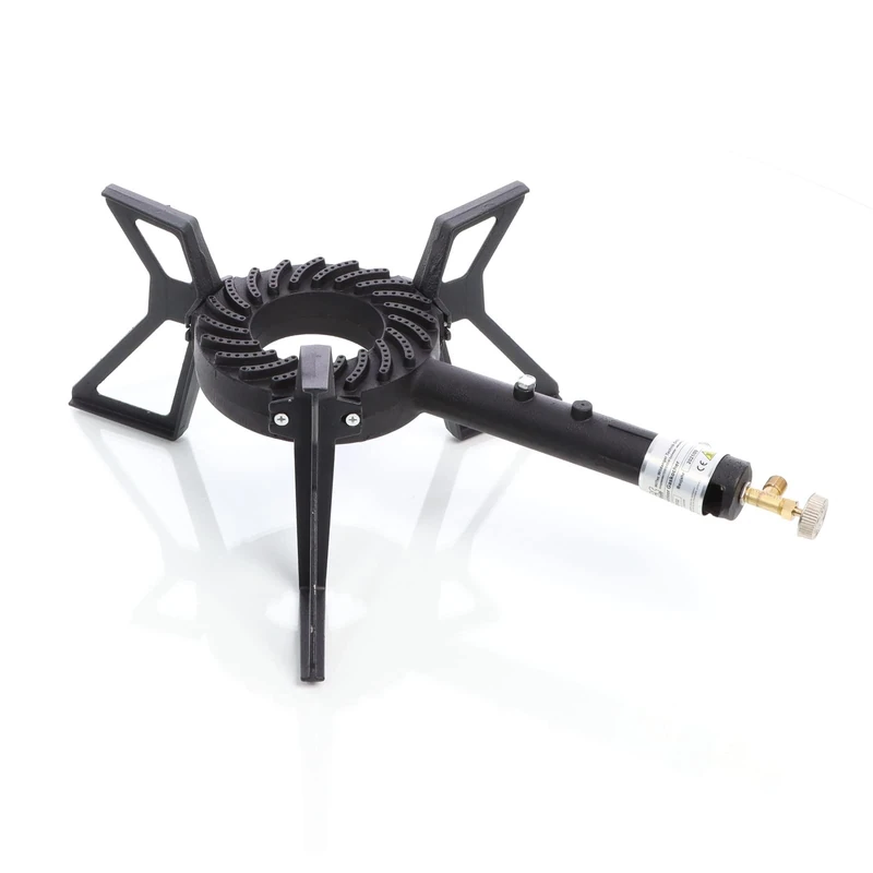 Wiltec Gaskocher max. 10,5 kW Nutzung mit 50 mbar Regler Betrieb mit Propangas oder Butangas Campingkocher Gas max. 8,0 kW bei 37 mbar Regler Outdoor Camping