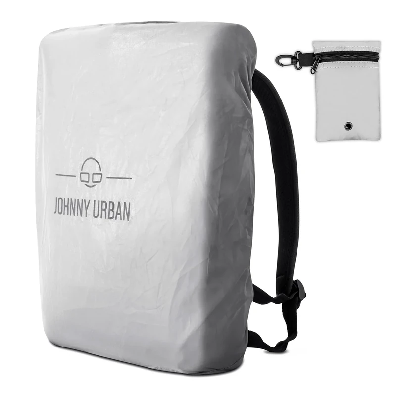 Johnny Urban Regenschutz für Rucksack Reflektierend - BO - Regenhülle für Backpack, Schulranzen oder Schulrucksack, Faltbarer Regenüberzug 15l-30l - Wasserdicht