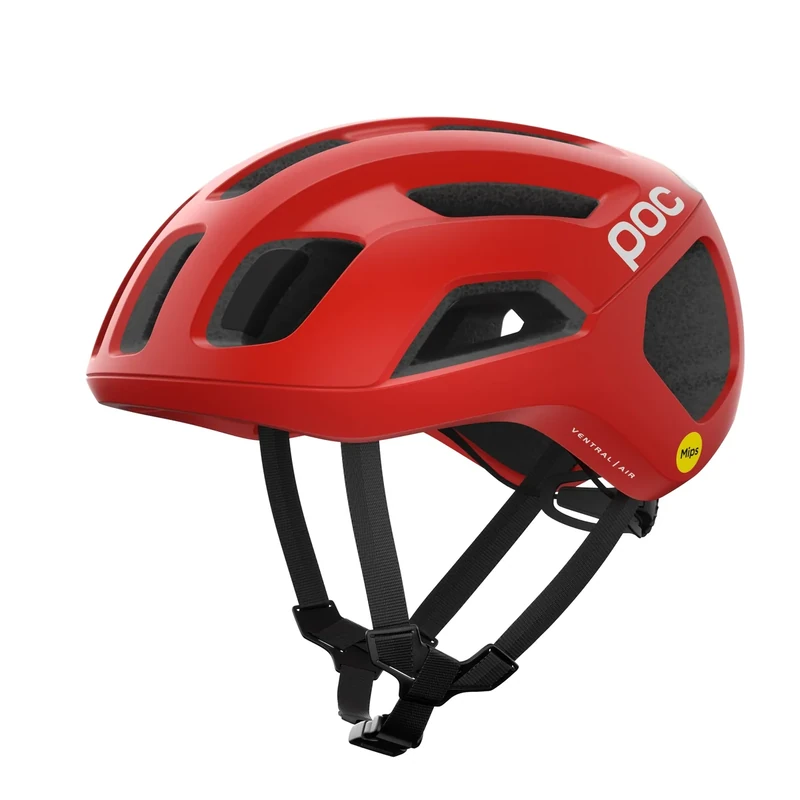POC Ventral AIR MIPS Rennradhelm - Fahrradhelm mit präzisen Belüftungsöffnungen und integrierten Kanälen für einen kontrollierten Lufteintritt