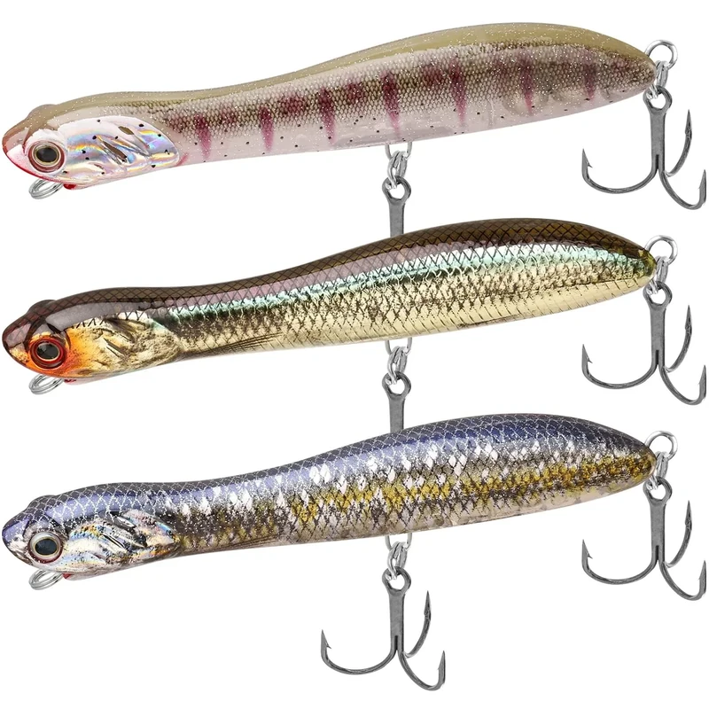 TRUSCEND Angelköder Kunstköder Fische Topwater Köder Angeln Set Hecht Zander Forellen Köder Swimbait Wobbler Langsam Sinkend Süßwasser Salzwasser Angelset Angeln Geschenk