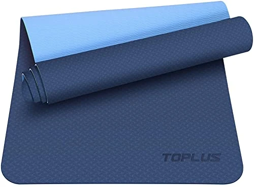 Preumium Yogamatte aus hochwertigen TPE, rutschfest Yogamatte Gynastikmatte Übungsmatte Sportmatte für Yoga, Pilates,Fitness usw.