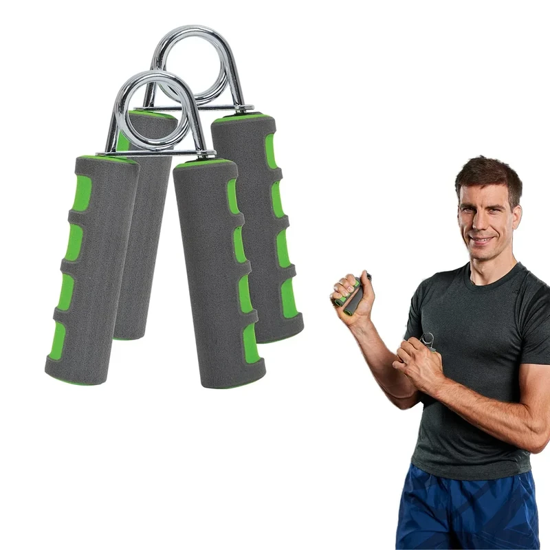 Schildkröt Handmuskeltrainer im 2er Set, Finger- und Handtrainer mit Schaumstoffgriffen für Kraft- und Klettertraining, zur Stärkung von Handgelenk- und Griffkraft, ca. 12-15kg Widerstand