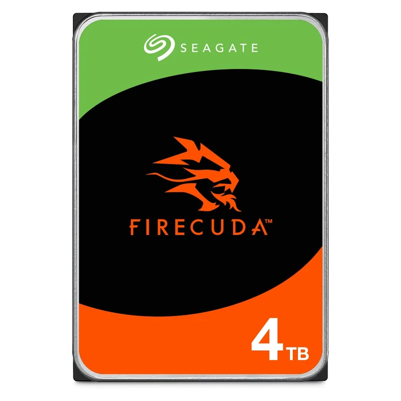 Seagate FireCuda HDD 4TB, Interne Festplatte HDD, 3.5 Zoll, 7200 U/Min, CMR, 256 MB Cache, SATA 6GB/s, silber, inkl. Data Rescue Service (ST4000DXZ05)