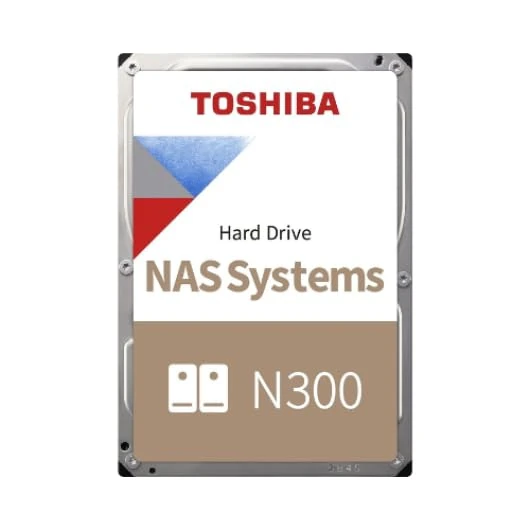 Toshiba Festplatten Marke Modell N300 NAS - 18 TB - intern - 8,9 cm (3,5 Zoll) - SATA 6 Gb/s - 7200 U/min - Puffer: 512 MB