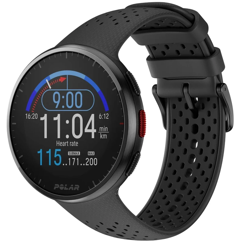 Polar Pacer Pro – Moderne GPS-Sportuhr, Pulsuhr, Smartwatch für Männer und Frauen, Laufuhr Training, Schlafüberwachung und Activity Tracker, Carbon Grey, S-L