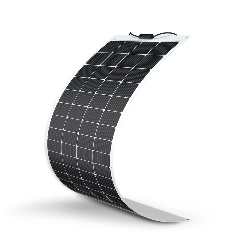 Renogy 200W 12V Solarpanel Flexibles Monokristallines Solarmodul Silizium Solarzelle Photovoltaik Off Grid für 12V Batterien Wohnmobil Camping Wohnwagen Boote