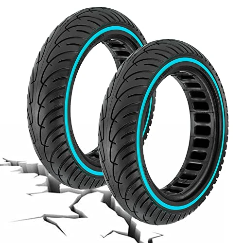 VOLOHAS 8,5 Zoll Vollreifen für Xiaomi M365/1S/Essential/Pro/Pro 2 Elektroroller 8 1/2 x2 Ersatzreifen Solid Reifen Honeycomb Design-Anti-Pannen Reifen Ersatzräder für Gotrax gxl V2/XR (Blau 2 PCS)