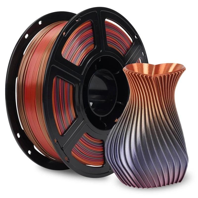 Flashforge ABS Pro Filament 1.75mm Schwarz, ABS+ 3D Drucker Filament, 1kg Spule (2.2lbs), Maßgenauigkeit +/- 0.02mm, verbesserte Stärke, hitzebeständiges Filament, ausgezeichnete Zähigkeit