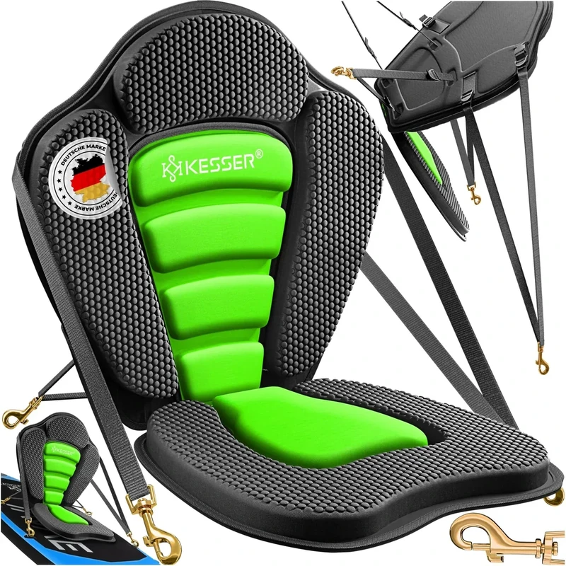 KESSER® SUP-Sitz für Stand Up Paddling Board Paddle Surfboard | Sit-on-Top-Kajaks Fischerboote SUP Paddelboards Gepolsterte Sitz 32x38cm, Rückenlehne 51x45cm | Einfache Installation