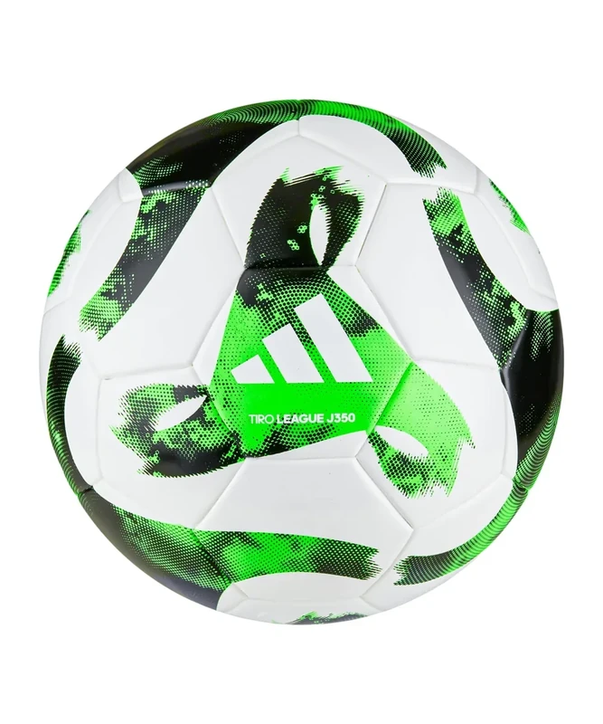 ADIDAS HT2427 TIRO LGE J350 Recreational Soccer Ball Unisex White/Black/Team solar Green Größe 4