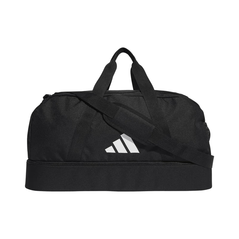 adidas Unisex Tiro League Duffel Bag, Black/White, M