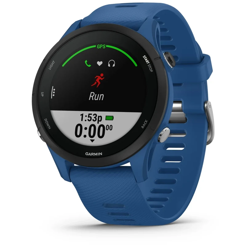 Garmin Forerunner 255 – GPS-Laufuhr mit individuellen Trainingsplänen, speziellen Lauffunktionen und detaillierter Trainingsanalyse. 1,3" Farbdisplay, Akkulaufzeit bis zu 14 Tage, wasserdicht