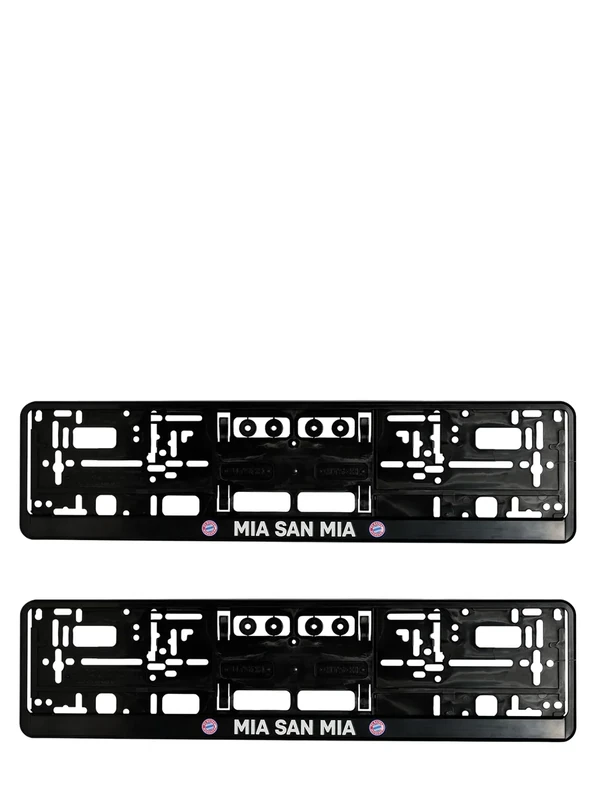 FC Bayern München Kennzeichenverstärker I Kennzeichenhalter I KFZ I 3D 2er-Set