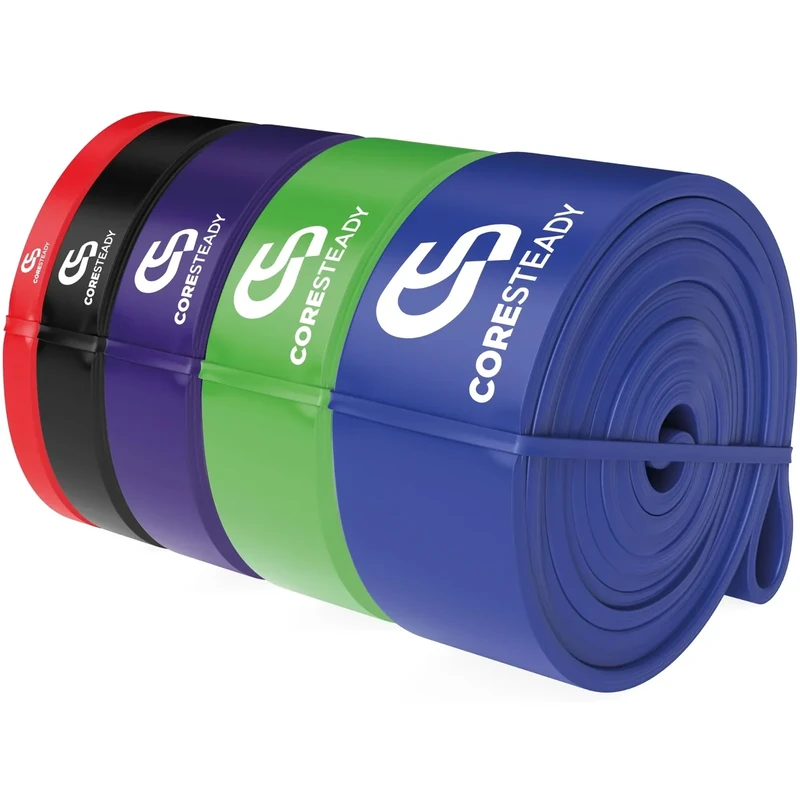 Coresteady Fitnessband und Gummiband Sport – Robustes Klimmzugband aus Gummi für Männer und Frauen – Krafttraining und Muskelaufbau – Training, Fitness, Klimmzughilfe – Fitness Band