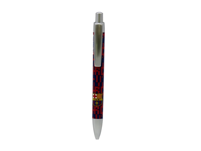 CYPBRANDS FC Barcelona Jugendkugelschreiber aus Metall, rot, FC Barcelona, offizielles Lizenzprodukt (CyP Brands), BP-22-BC - Image 1