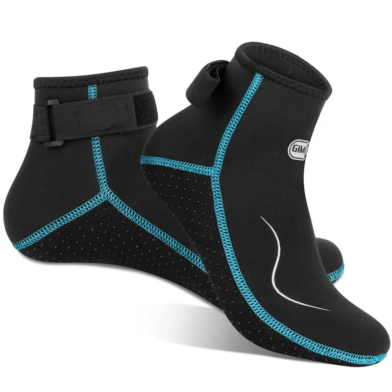 Gimilife Neoprensocken, 3 mm, Wassersocken für Damen und Herren, Tauchersocke für Strand, Volleyball, Schnorcheln, Surfen