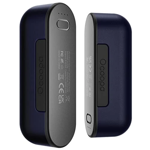 OCOOPA handwärmer elektrisch, 10000 mAh Split-Magnetic 2er-Pack, 4 Heizmodi, schnelleres Aufheizen handwärmer wiederverwendbar，handwärmer USB powerbank für Outdoor im Winter, UT2s (MagTwins)