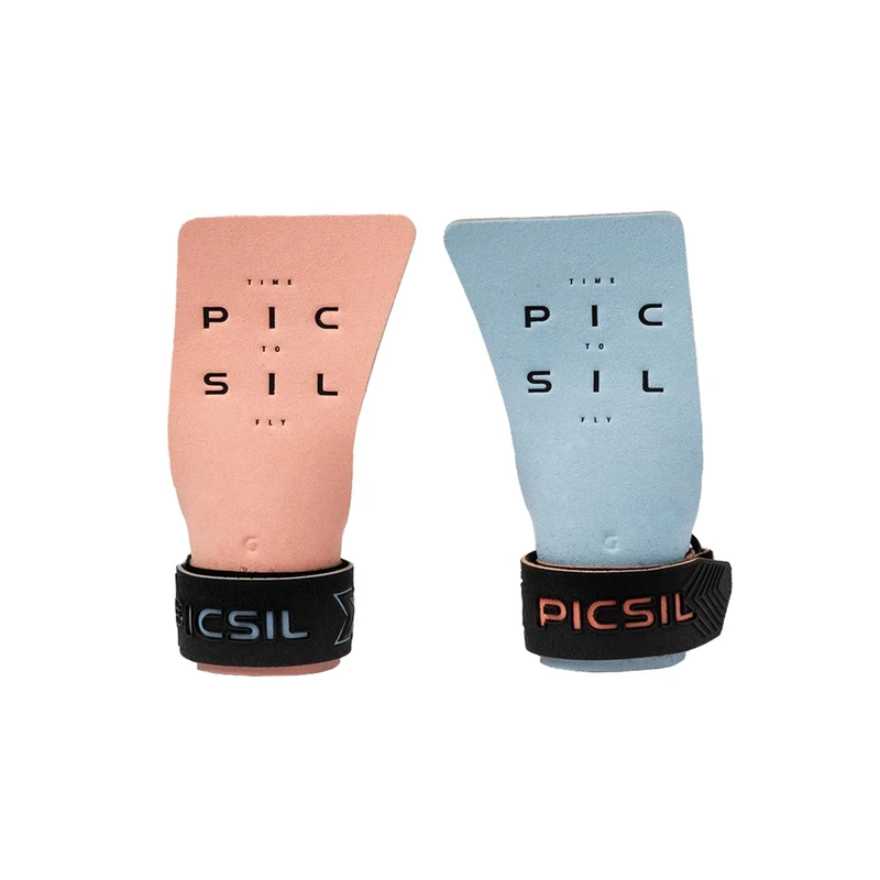 PICSIL Condor Hand Grips – Profi‑Griffpolster aus Kunstleder, Chalk‑kompatibel, Handschutz für Calisthenics, Krafttraining & Gymnastik (Koralle, G+)