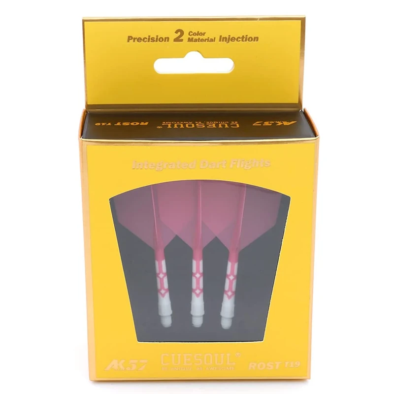 CUESOUL ROST T19 Integrierter Dartschaft und Flights Big Wing Shape, 3er-Set