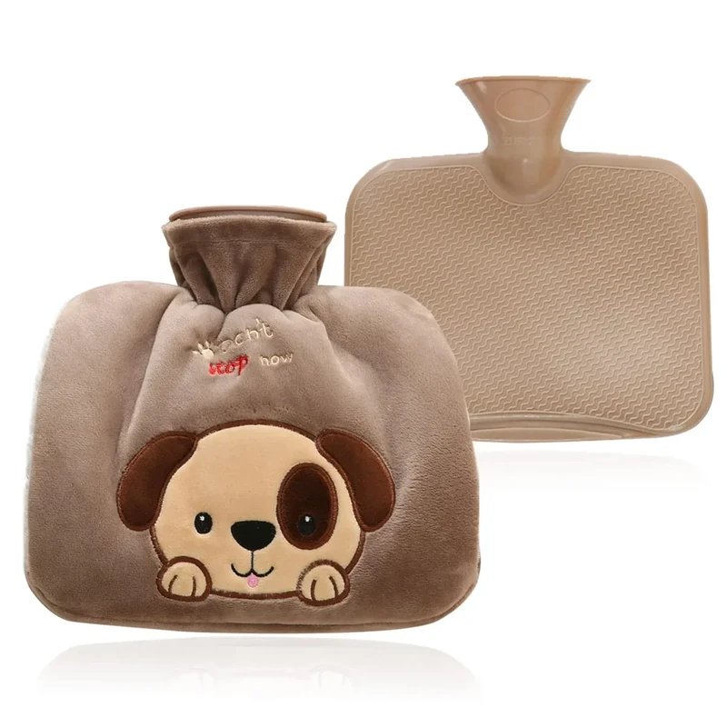 Wärmflasche mit Bezug,Wärmflasche Handwärmer,Wärmflasche Kinder,Wärmflasche mit Handwärmerbezug,Wärmeflasche,Die BestenWeihnachten & Wintergeschenke