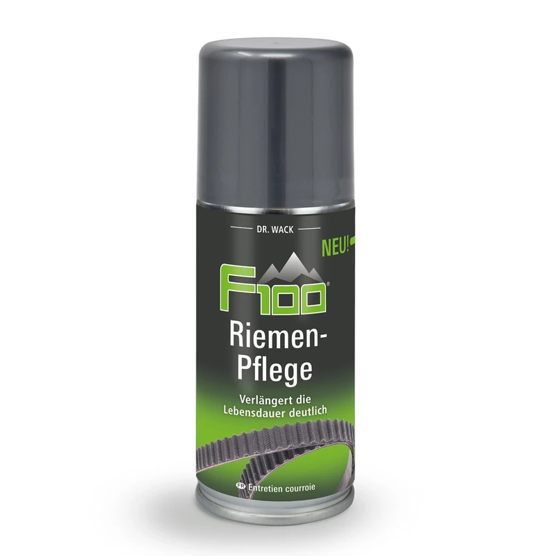 Dr. Wack - F100 Riemen-Pflege Spray 100ml I Spray mit hoher Wasserabweisung für Keilriemen oder Zahnriemen I Keilriemenspray für mehr Lebensdauer