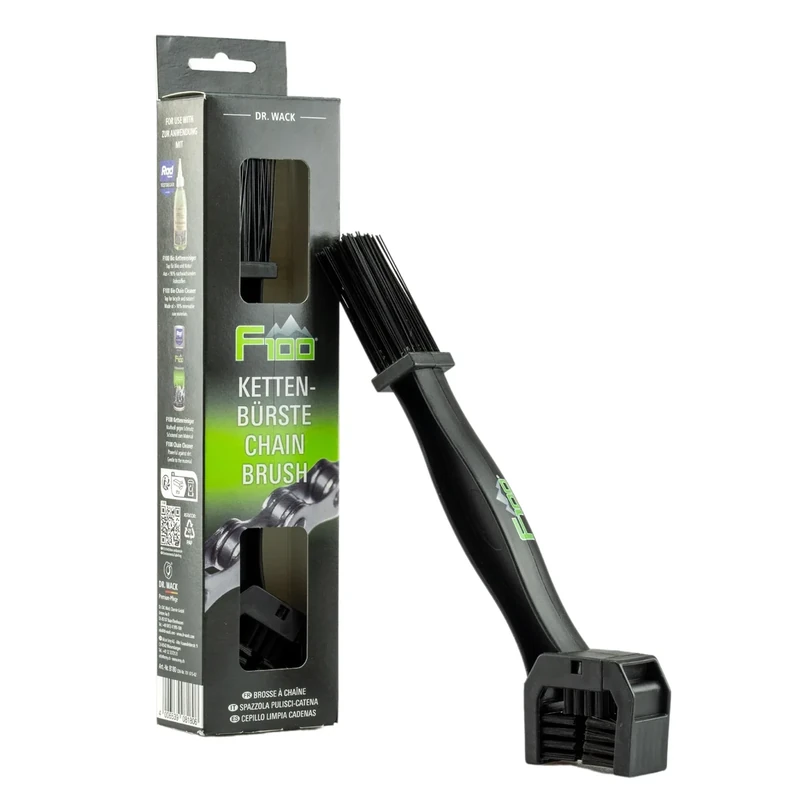 DR. WACK F100 Kettenbürste für Fahrrad - Effektive & schnelle Kettenreinigung - Reinigungsbürste für Fahrradketten - Kettenreiniger mit verschiedenen Bürstenköpfen - Hochwertige Fahrradpflege