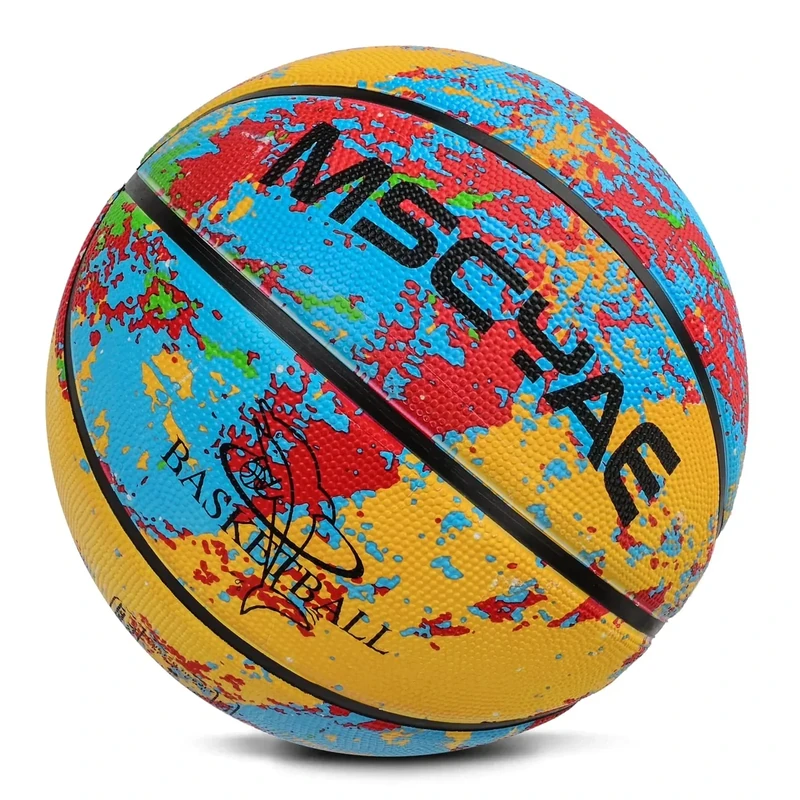 MSCYAE Basketball Size 3, for Children, Mini Basketball Size 3, Ideal for Youth Children's Hands, Outdoor Rubber, Orange 3