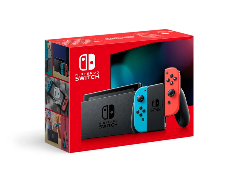 Nintendo Switch Console de Jeux portables 15,8 cm (6.2") 32 Go Écran Tactile WiFi Bleu, Gris, Rouge - Image 1