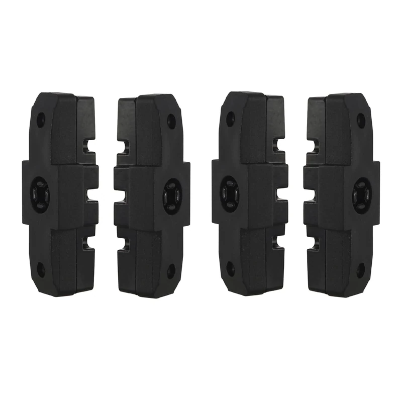 Bremsbeläge, 4 Stück Bremsschuhe für Magura Hs11/ Hs22/ Hs24/ Hs33 Hohe Bremsleistung 2 Paar Bremsschuhe Fahrrad Bremsbelag schwarz für Fydraulische Felgenbremse