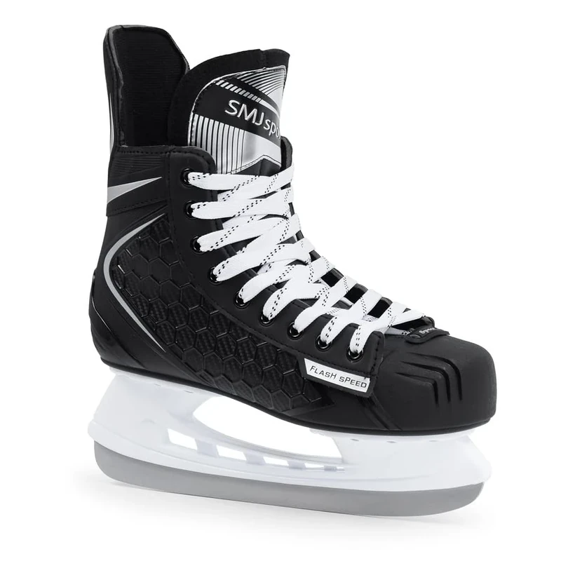 SMJ Vermont Herren Hockey Schlittschuhe Eislaufschuhe Hockeyschlittschuhe Eishockey | Größen: 42, 43, 44, 45, 46, 47 (43)