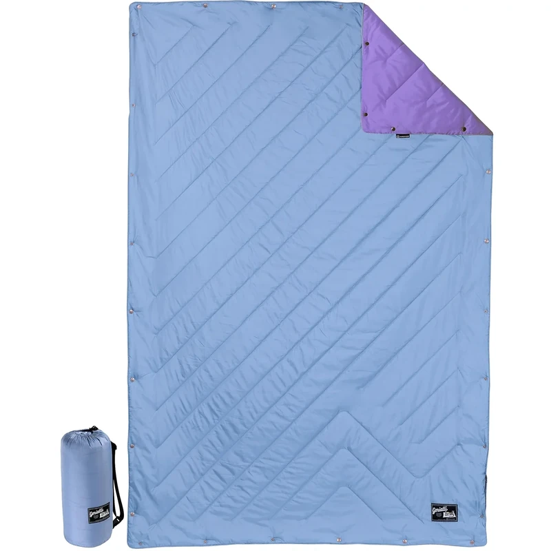 BERGTIGER® GMIATLI - 3in1 Outdoor Decke warm & gemütlich I Camping Decke wasserabweisend + Teflon EcoElite I Reisedecke Ultraleicht I Indoor & Outdoor Decke, Poncho & Schlafsack I Sherpa & Ripstop
