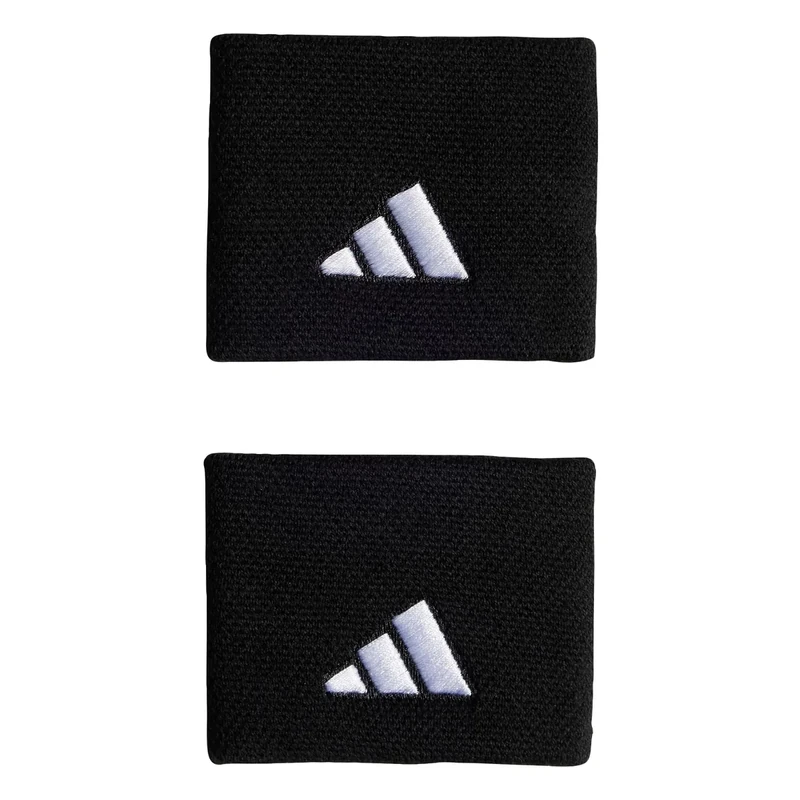 adidas Unisex Tennis Wristband Small, Black/Black/White, M